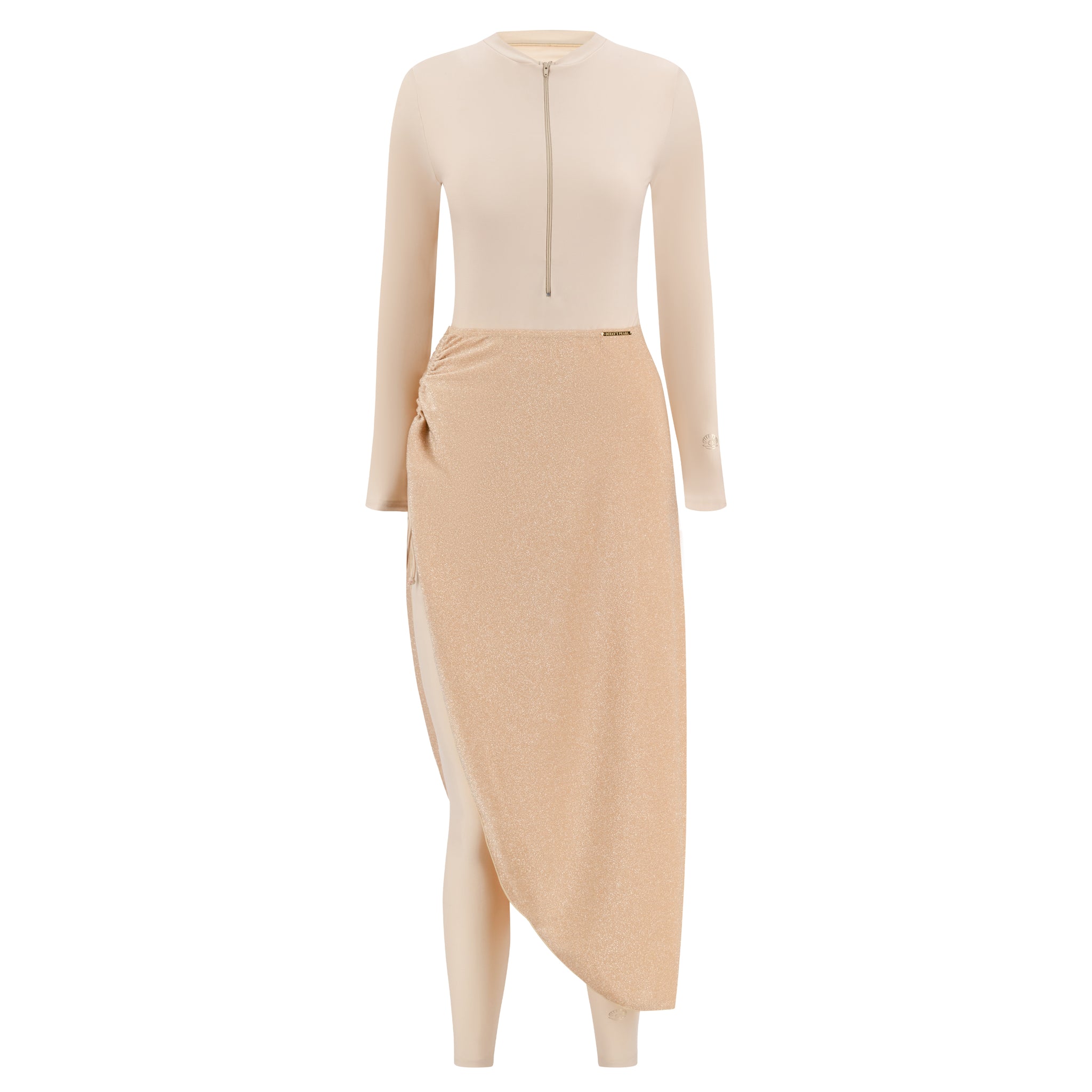 3-Piece Modest Swim Set Beige