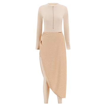 3-Piece Modest Swim Set Beige
